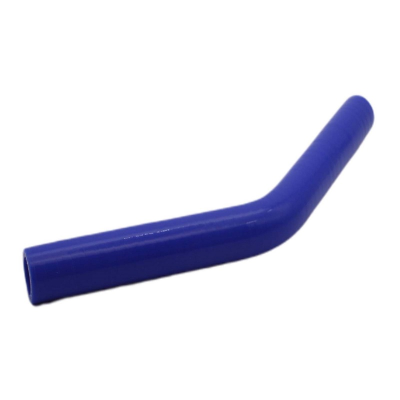 102 x 112 mm Kühlerschlauch Silikon Bogen 45° LLK Ladeluft Kühlmittel Schlauch blau (4,0 bar) - 200 mm