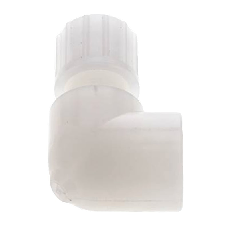 6 x 4 mm x 1/8" Winkel 90° Kupplung Innengewinde PVDF Verschraubung PA PP Schlauch FDA - PN 10 bar