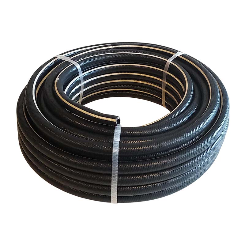 12,5 mm 1/2" 5-lagig PVC Solar Wasser Heizung Warm Universal Schlauch schwarz - PN 8 bar - 25 m Rolle
