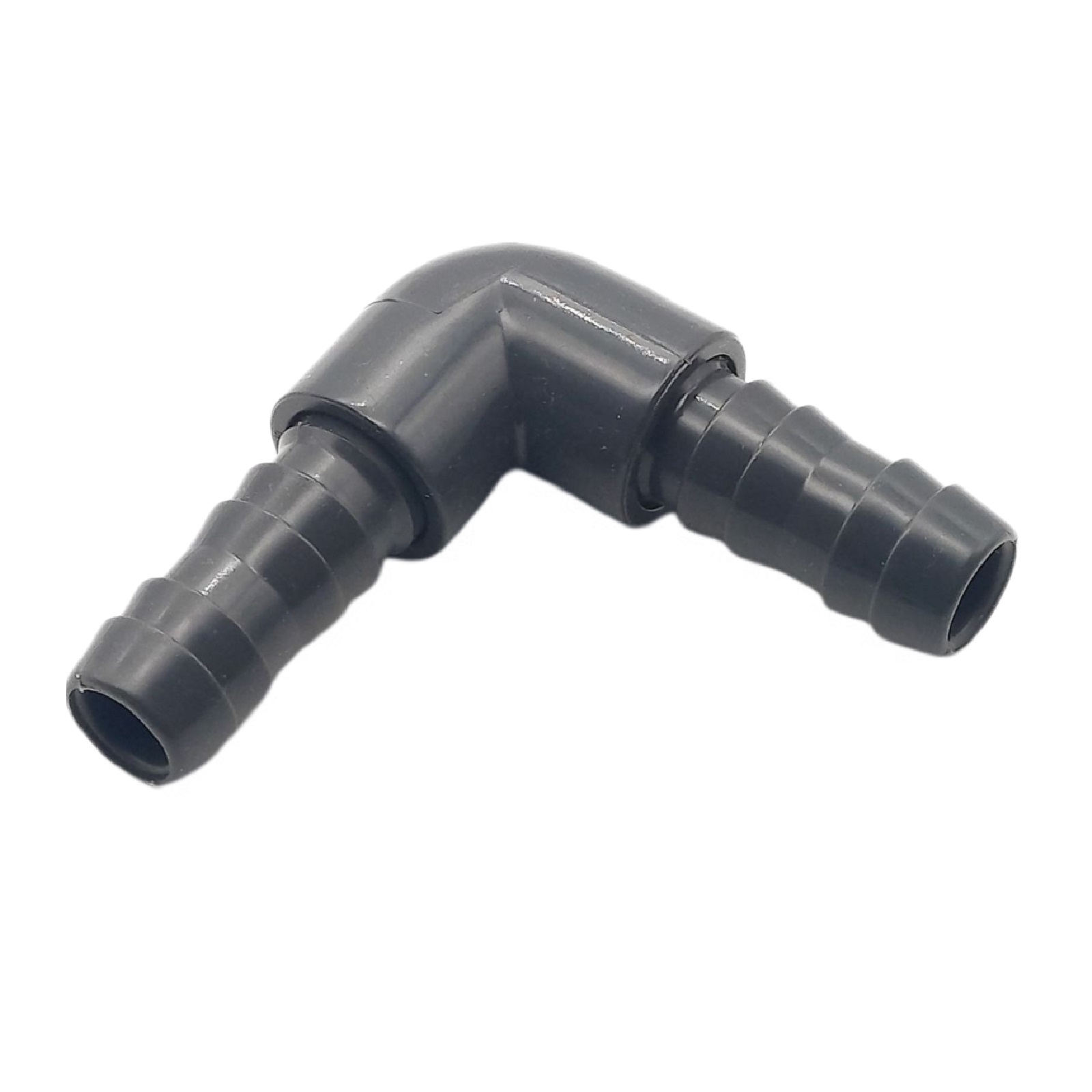 16 mm PVC PROFI Winkel 90° Schlauch Verbinder Stutzen Tülle Pool Teich Garten - PN 10 bar - Montage-Set