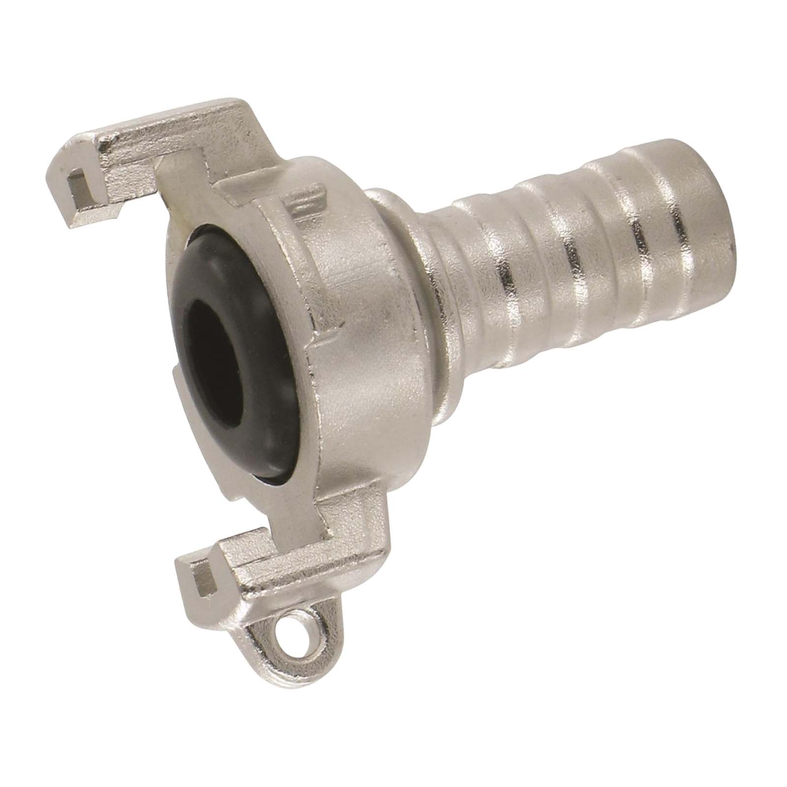 DN 25 - 27 Pressluft Klauen Kupplung Express Edelstahl AISI 316 Abstand 41 mm Schlauch Stutzen Tülle 27 mm - PN 10 bar