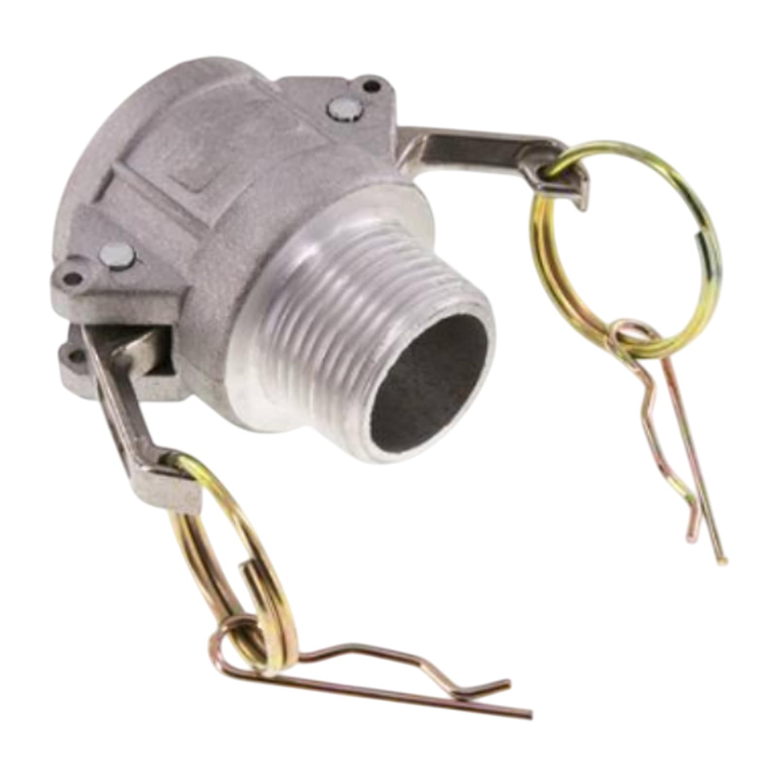 Kamlock Typ B - Mutterteil (32,1 mm) Aluminium ALU mit Außengewinde (AG) 3/4" Zoll DN19 DN20 - PN 10 bar