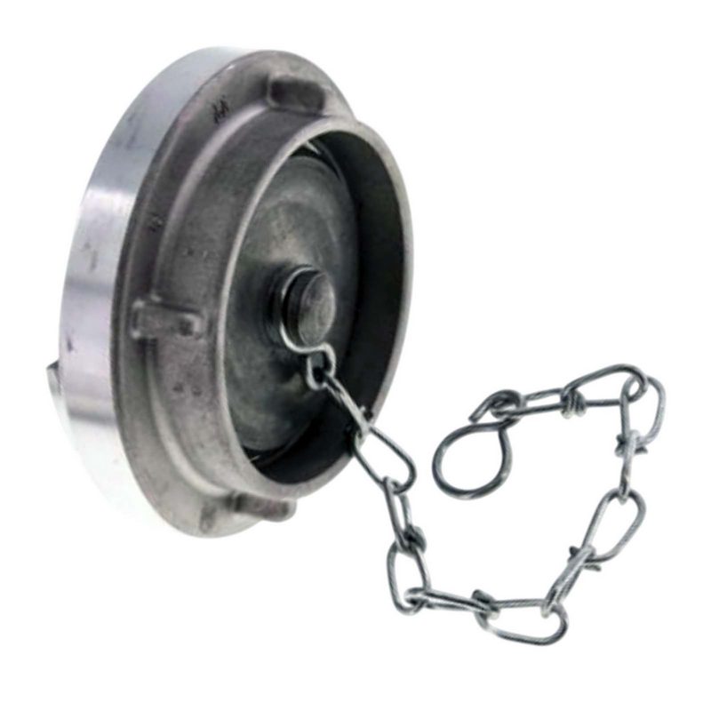 STORZ C DN 52 KA 66 Blind Kupplung mit Kette Saug Bau Feuerwehr Schlauch Aluminium - PN 16 bar