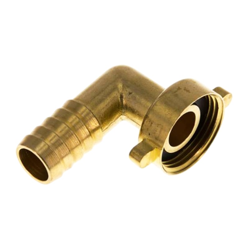 10 mm x 1/2" - 2/3 Schlauch Winkel Verschraubung Anschluß Tülle Innengewinde IG Messing Fittings - PN 10 bar