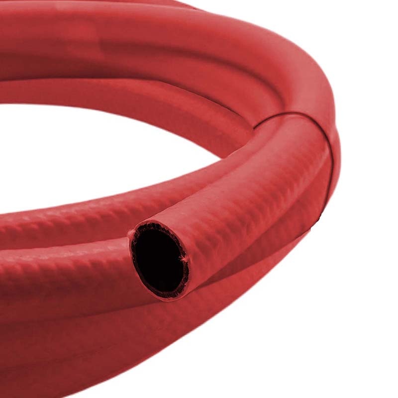 1/2" 13 mm 3-lagig Garten Wasser Bewässerung Universal Schlauch rot/grau - PN 10 bar - 20 m