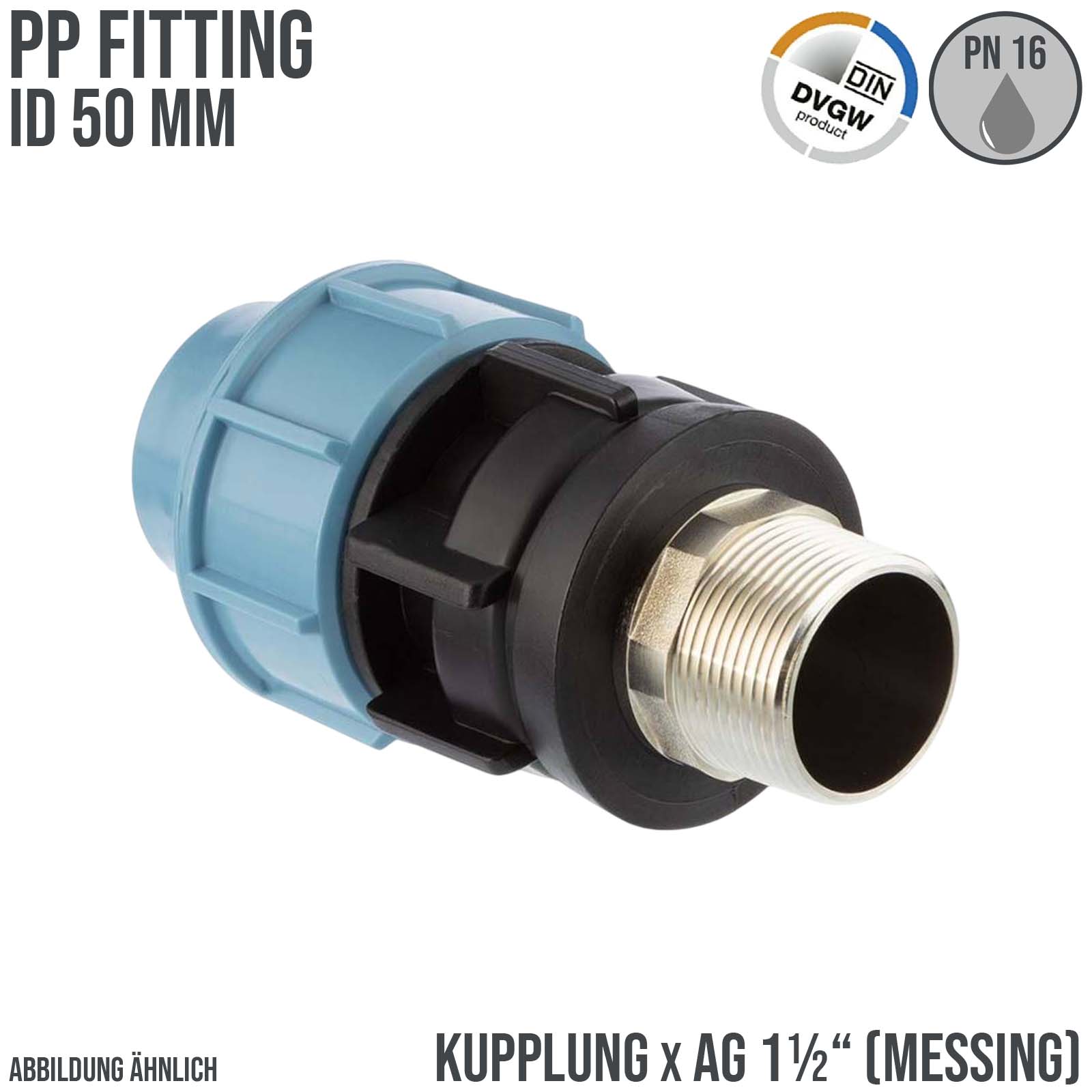 Unidelta PP / PE Klemm Fittings in verschiedenen Ausführungen und Durchmessern für PE Rohre und Flexschlauch finden Sie in unserem Shop.