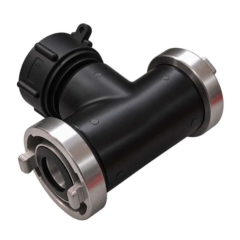 S60 x 6 IBC Adapter T-Stück auf 2-fach STORZ DN38 KA51 Übergangsstück Pumpenanschluß Container Tank Zubehör