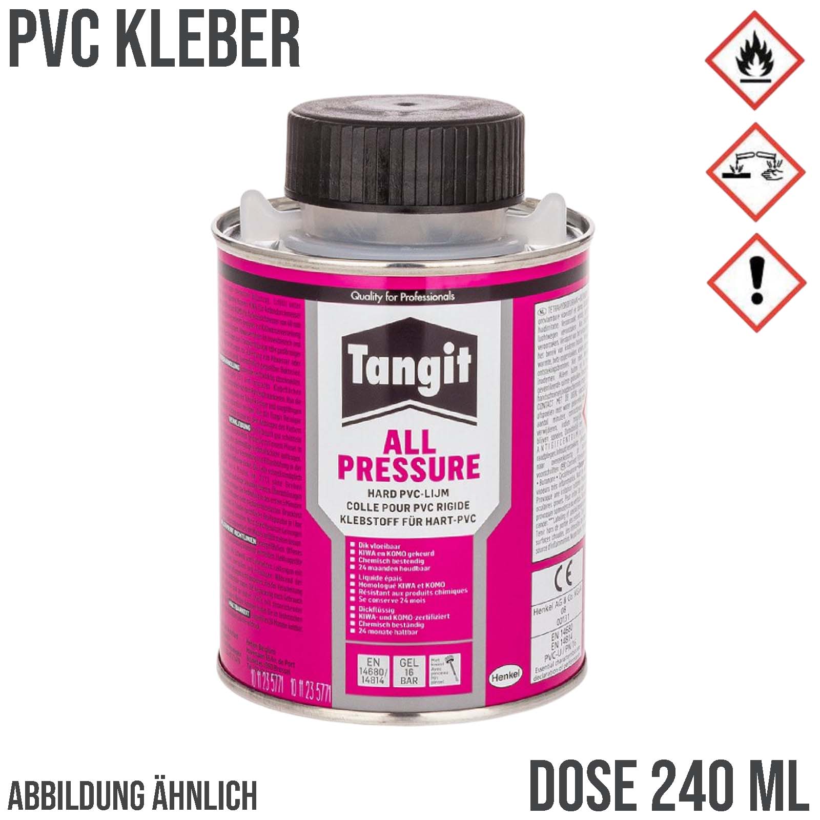 240 ml PVC Kleber TANGIT Spa Pool Schwimmbad Klebe Flex Schlauch Rohr