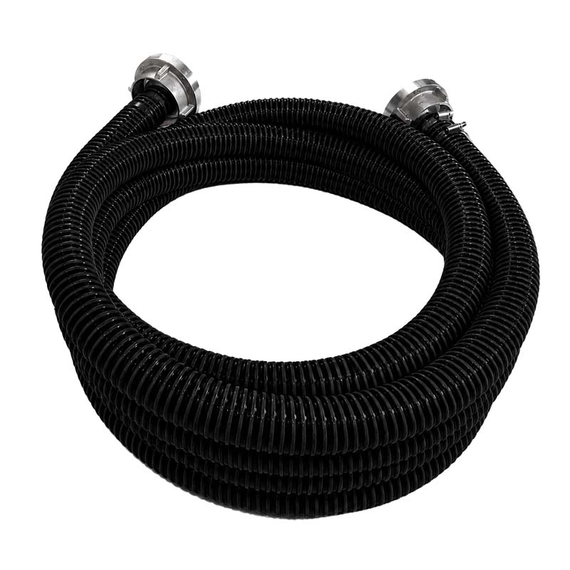 STORZ D DN25 KA31 - 25 mm 1" PVC Saug Ansaug Pumpen Spiral Schlauch PN 5 bar schwarz - 3 m Rolle