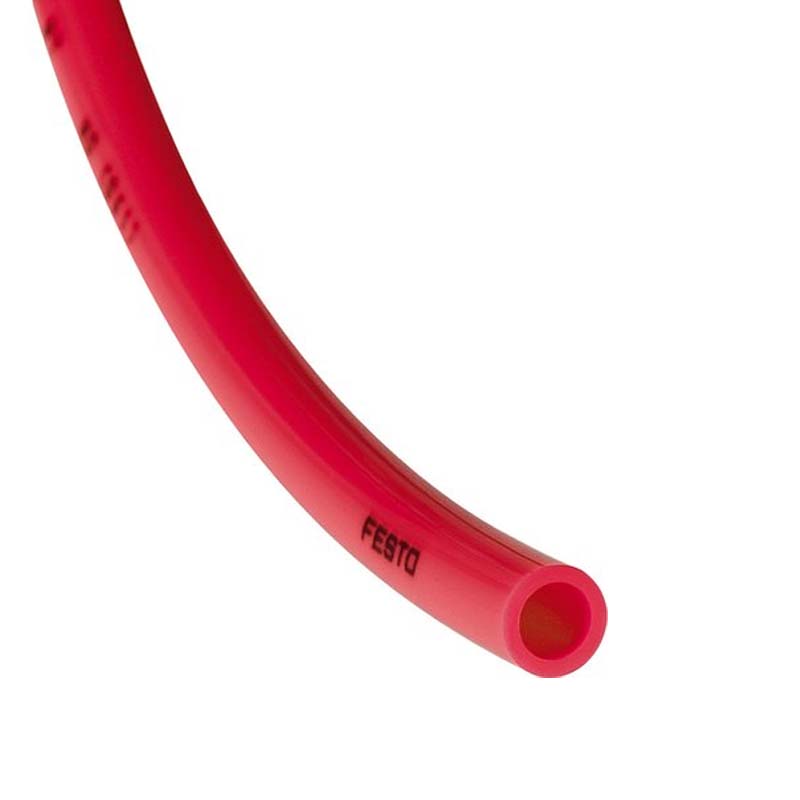 10 x 7 mm TPE Kunststoff Pneumatik Druckluft Wasser Schlauch PUN-V0-C rot UL94 (525452) - PN 16 bar