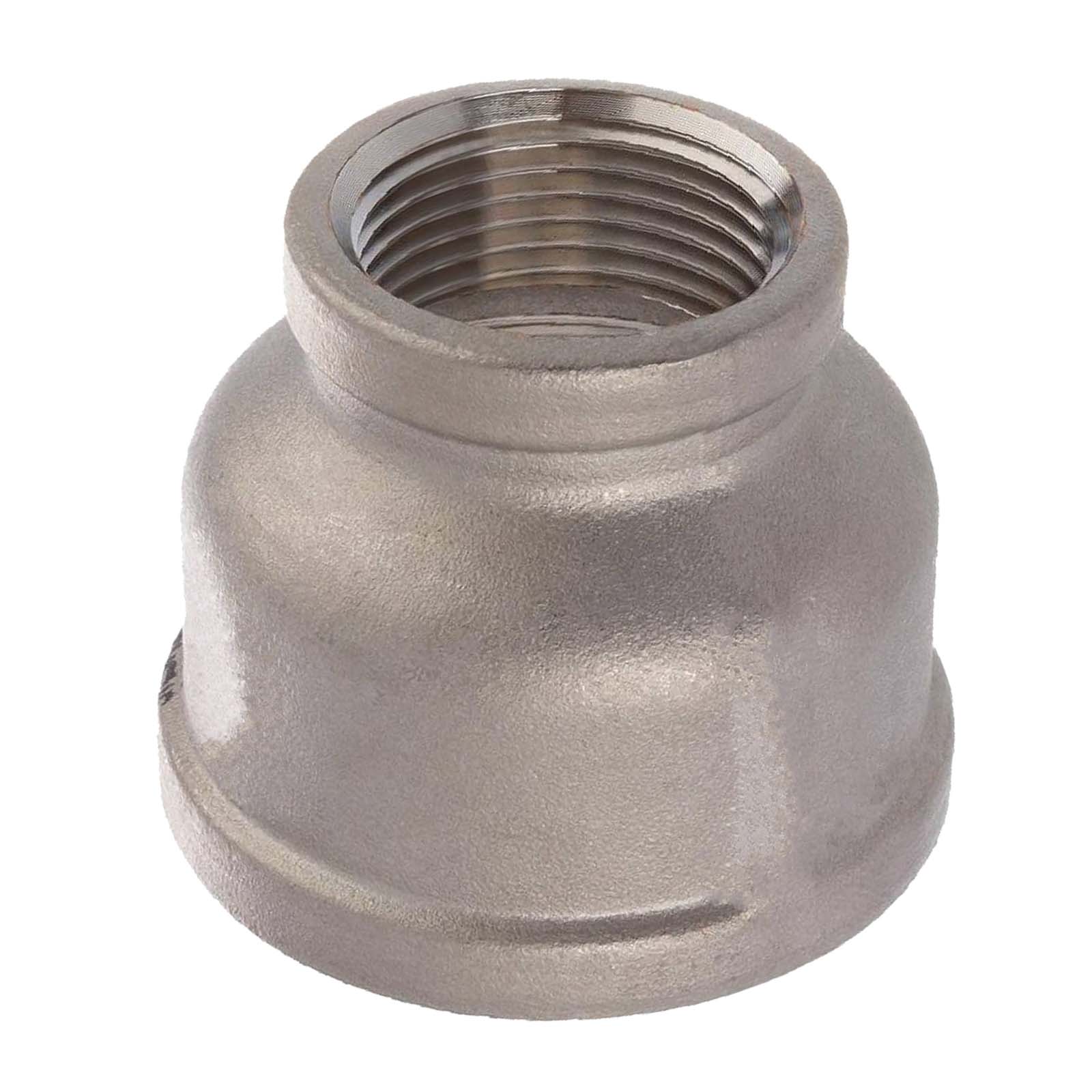 4" Edelstahl Fitting V4A AISI 316 Reduziermuffe Innen x Innengewinde IG - 4" x 3" - PN 16 bar