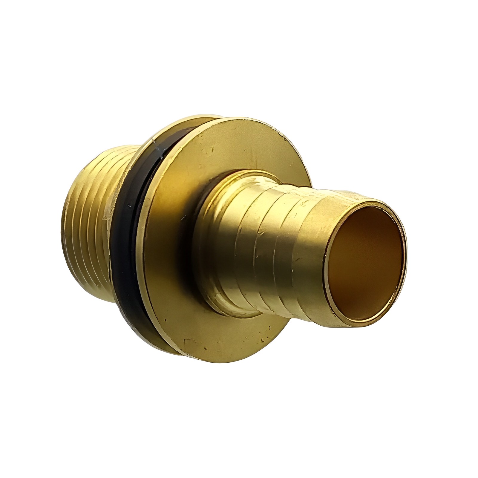 Tank Regen Tonnen Durchführung Messing Schlauch Tülle Stutzen 25mm (1") - Anschuss Set PN 10 bar