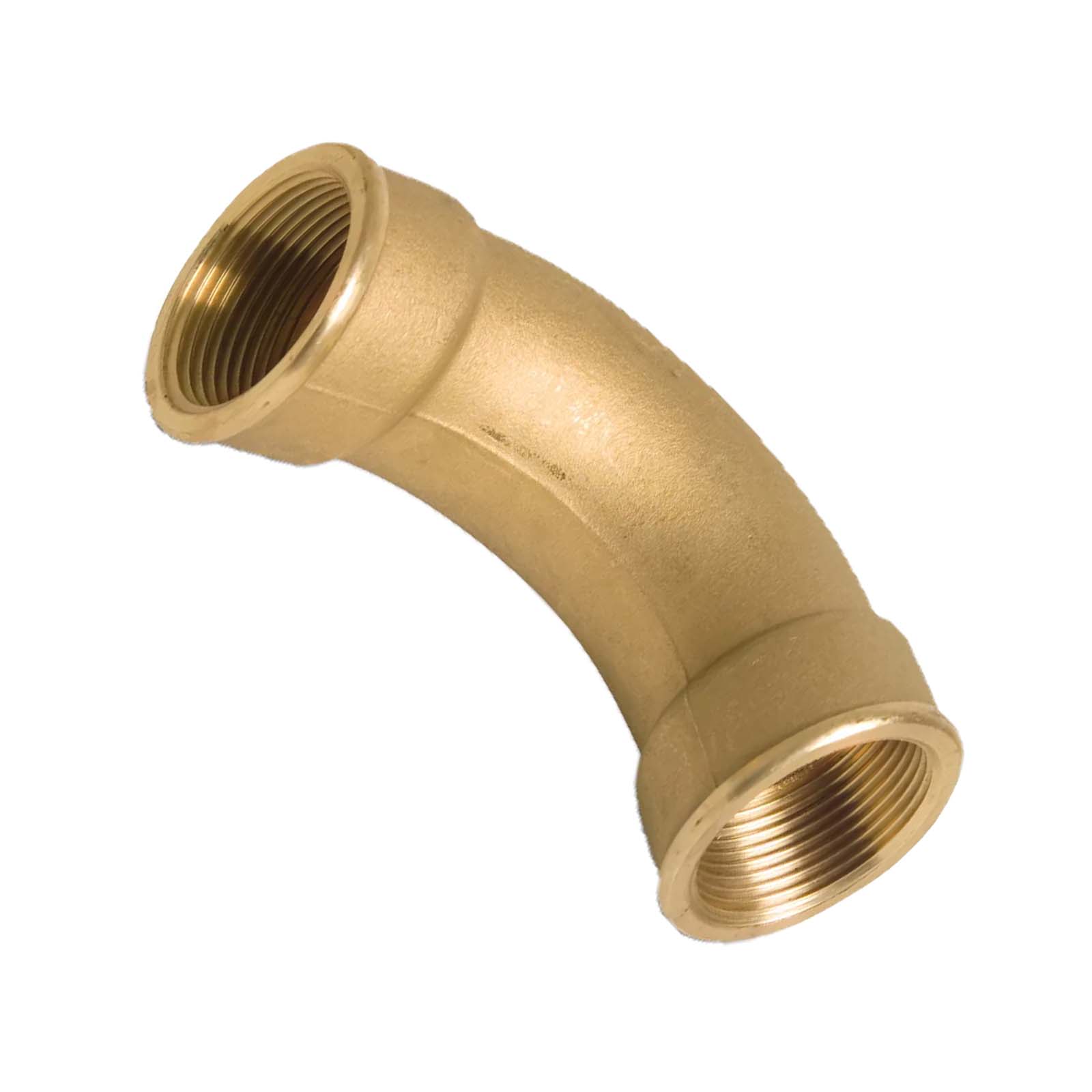 1/2" Bogen 90° Innen x Innengewinde IG Messing Fittings PN 40 bar