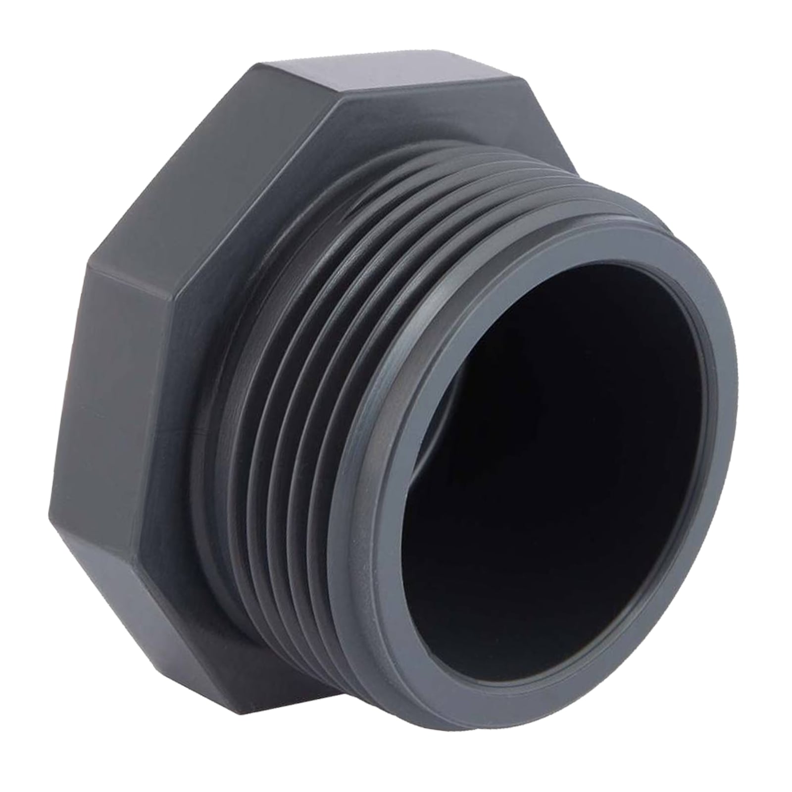 4" PVC Fitting Gewinde Stopfen End Kappe Verschluss Aussengewinde AG - PN 10 bar