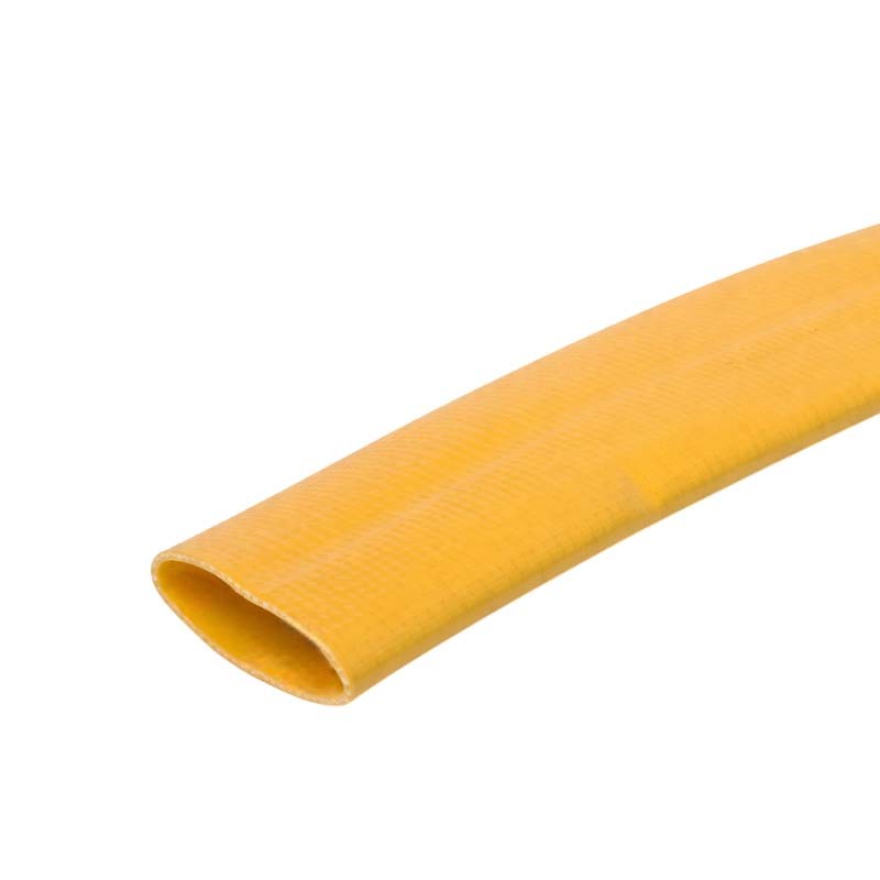 25mm PVC Flach Schlauch Grund Wasser Enwässerung mittel gelb PN 6 bar - 100m