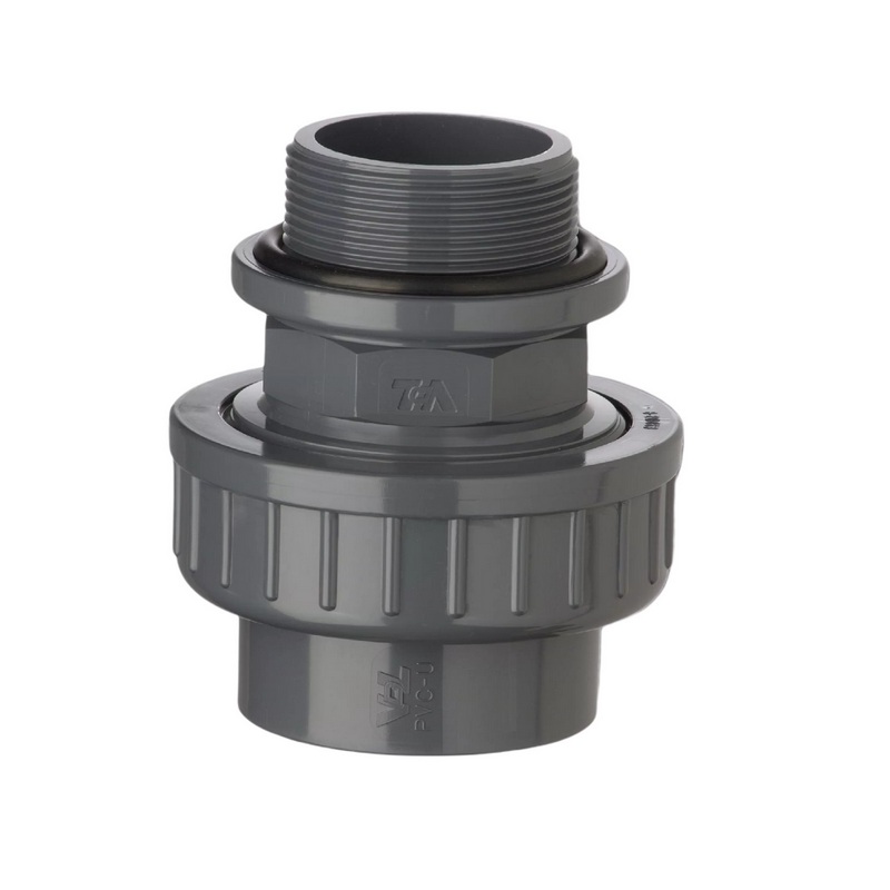 63 mm VDL PVC Klebe Fitting Verschraubung Außengewinde O-Ring Muffe 63 mm x 2" - PN 10 bar