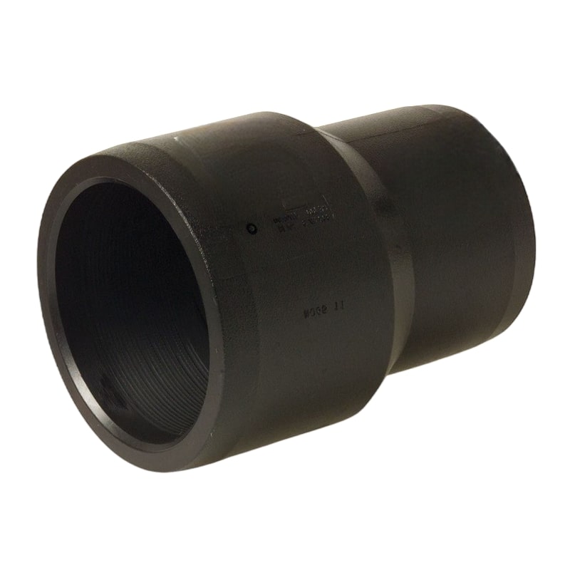 110 mm PE 100 Elektro Schweiß Fitting Reduzier Muffe 110 x 90 mm SDR 11 DVGW 24 VAC schwarz