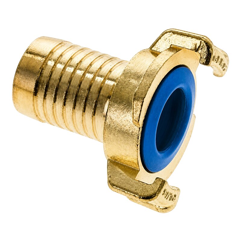 1 1/2" - 38 mm GEKA plus Schnell Kupplung Schlauch Tülle Stutzen Messing KTW-A DVGW - PN 40 bar