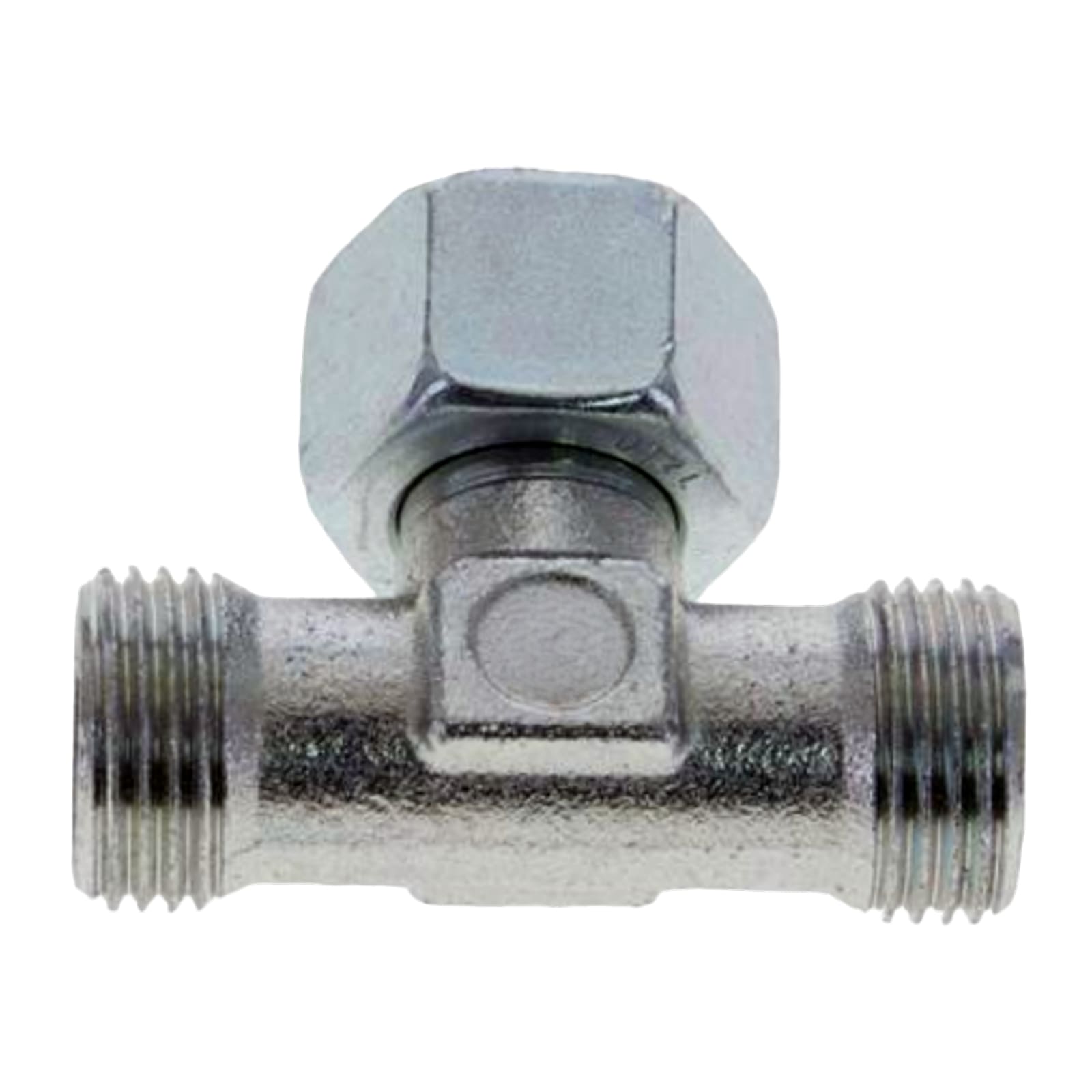 12 L Schneidring Verschraubung einstellbares T-Stück 90° M 18 x 1,5 AG x IG ohne Mutter / Schneidring - PN 315 bar