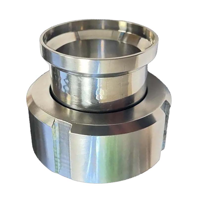 DN50 IBC S60x6 Innengewinde IG Anschweißende ID  x  AD 50 x 53 mm VA Edelstahl AISI 316