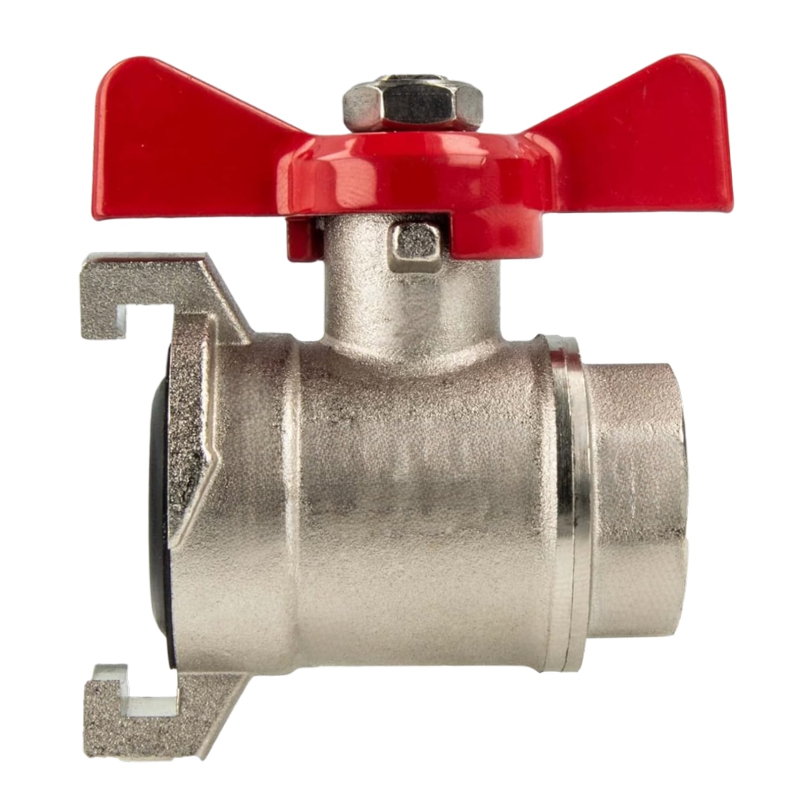 1" DN25 Kugelhahn Messing Innengewinde x Schnellkupplung - PN 12 bar