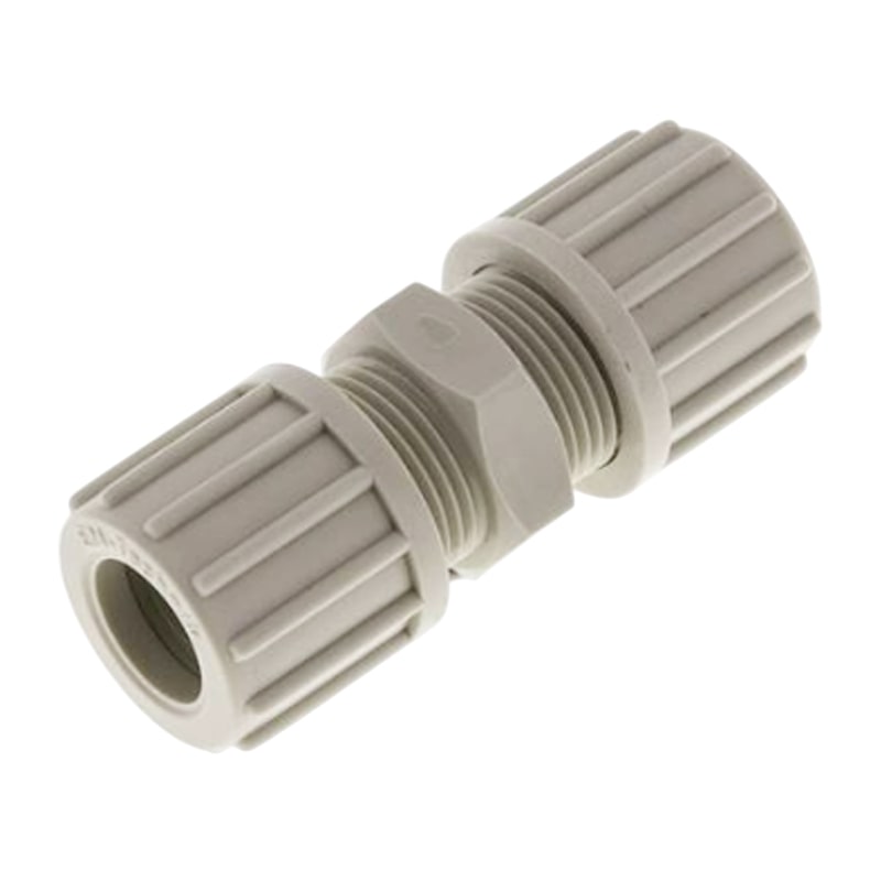 10 x 8 mm Kupplung PA PP Schlauch Verschraubung Verbinder FDA - PN 10 bar