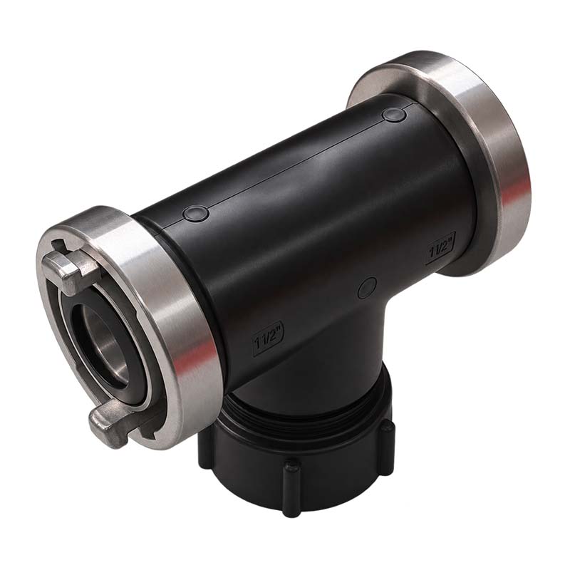 S60 x 6 IBC Adapter T-Stück auf 2-fach STORZ DN38 KA51 Übergangsstück Pumpenanschluß Container Tank Zubehör