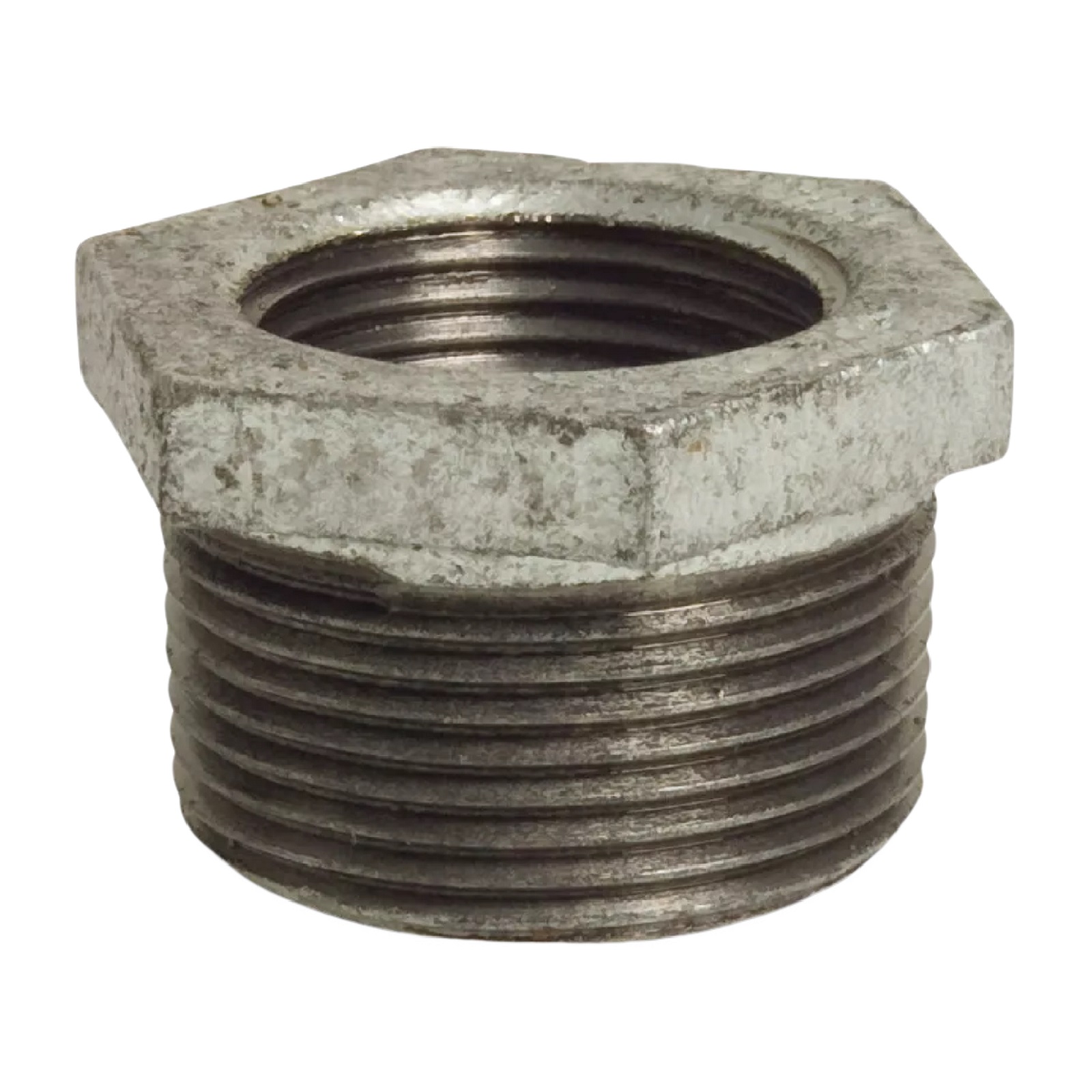 3/8" x 1/4" Gusseisen Temperguss Reduzierstück Außen x Innengewinde AG x IG PN 25 bar