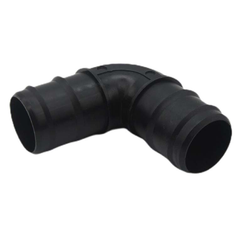 32 mm Winkel 90° PP Schlauch Tülle Stutzen Verbinder Pool Schlauch schwarz PN 4 bar - 10 Stück