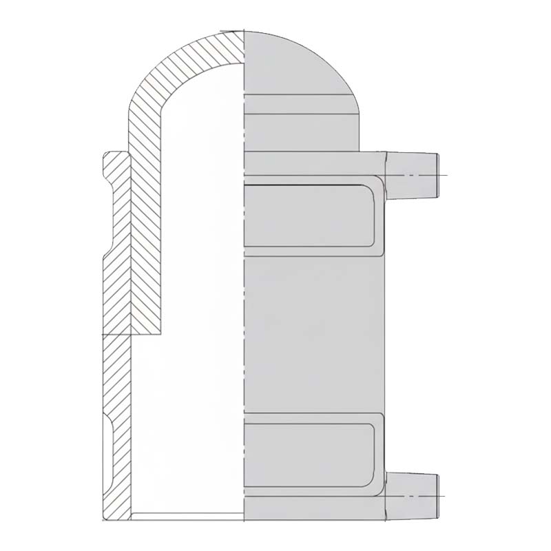 63 mm PE 100 Elektro Schweiß Fitting Kappe SDR 7,4 DVGW 24 VAC schwarz