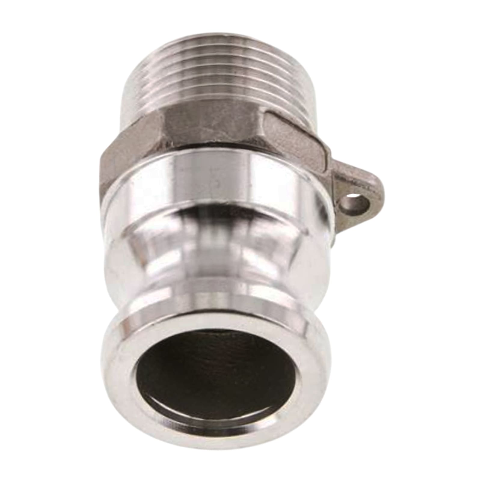 Kamlock Typ F - Vaterteil Edelstahl V2A (AISI 316) - 32,1 mm Stecker mit Außengewinde (AG) 3/4" Zoll DN 20 - PN 10 bar
