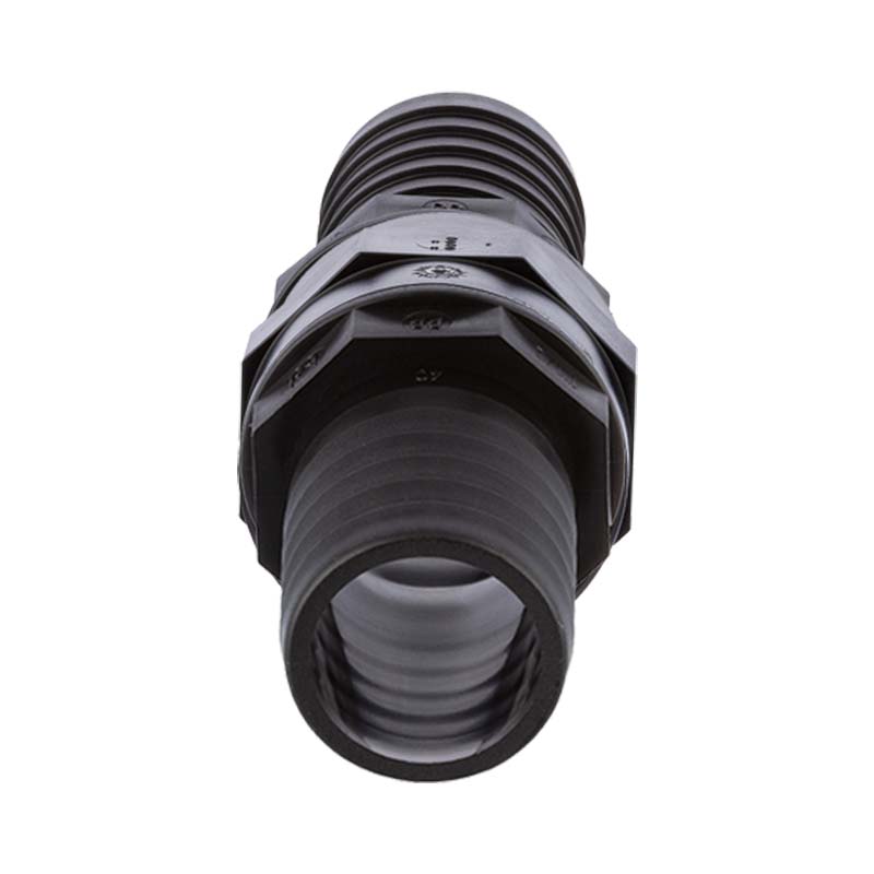 25 x 13 mm PP Schlauch Verbinder reduziert 2-fach Stutzen Tülle Pool Teich Garten PP schwarz - PN 6 bar