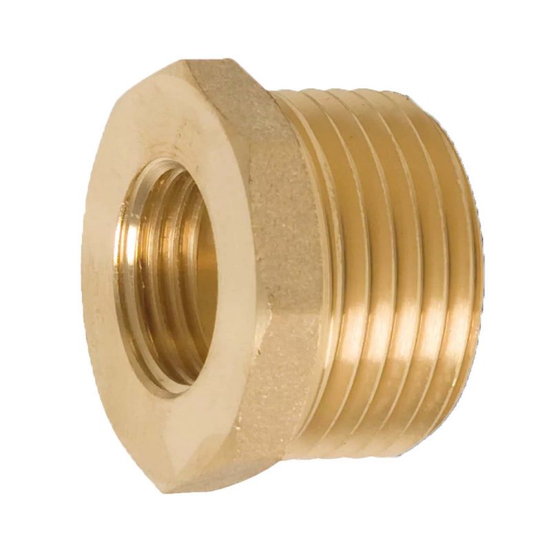 4" x 2" Reduzier Stück Nr. 241 Außen x Innengewinde AG x IG Messing Fittings PN 10 bar