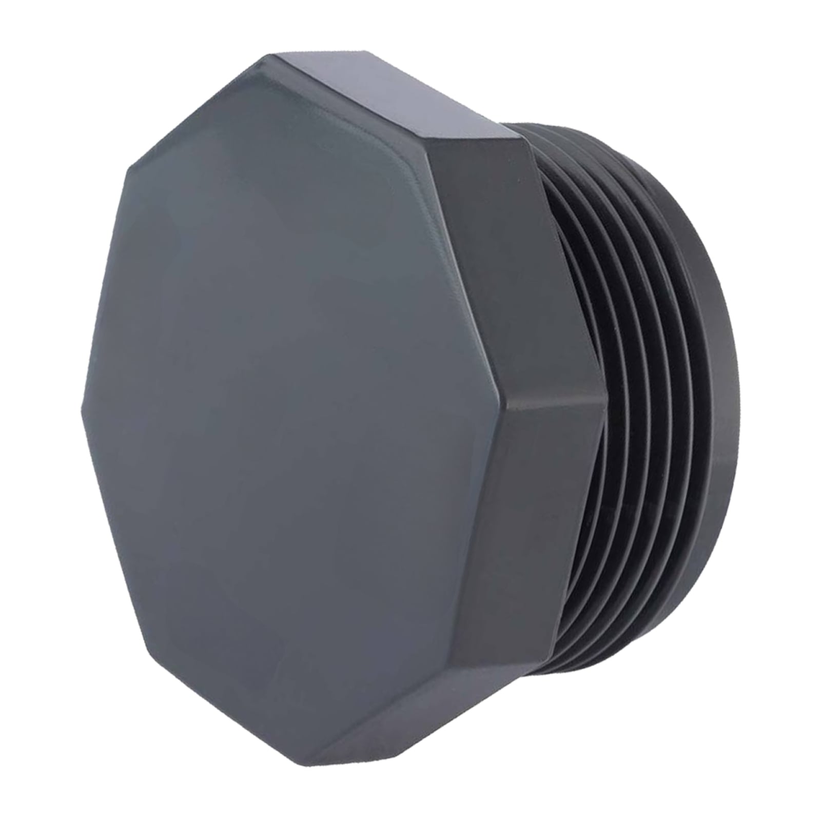 4" PVC Fitting Gewinde Stopfen End Kappe Verschluss Aussengewinde AG - PN 10 bar
