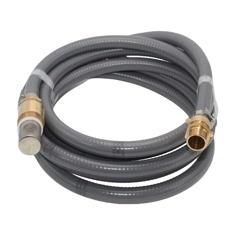 19mm 3/4" Zoll Ansaug Saug Schlauch Pumpen Garnitur vario Anschluss GRAU (1 - 25 m)