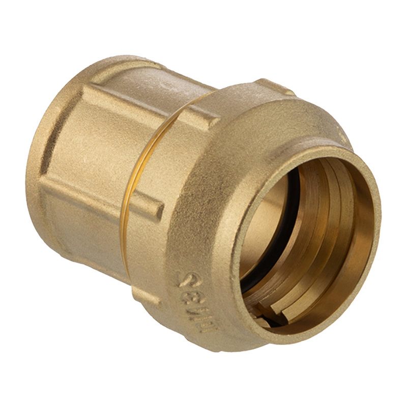 25 mm x 3/4" PE Fitting Klemm Verbinder Messing Verschraubung Muffe Kupplung x IG DVGW - PN 16 bar