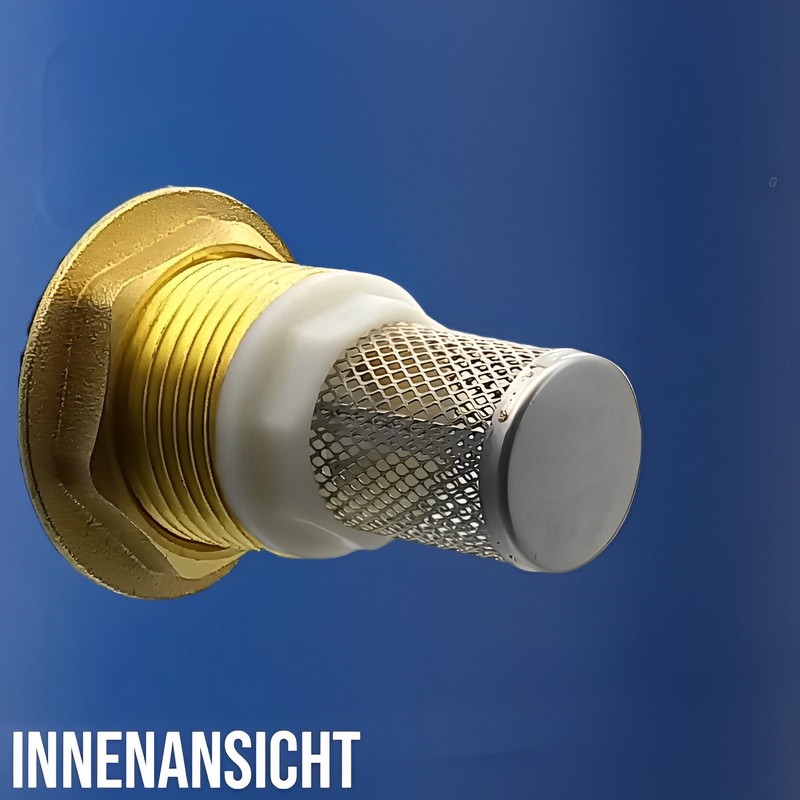 Tank Regen Tonnen Durchführung Messing Click-System GARDENA kompatibel - Anschuss Set PN 10 bar