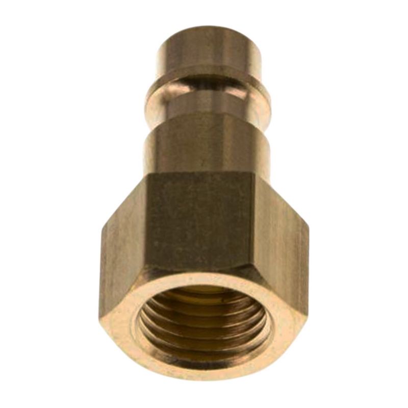 1/8" Druckluft Stecker Nippel Einsteck Anschluss Messing NW 7,2 mit Innengewinde IG - PN 35 bar