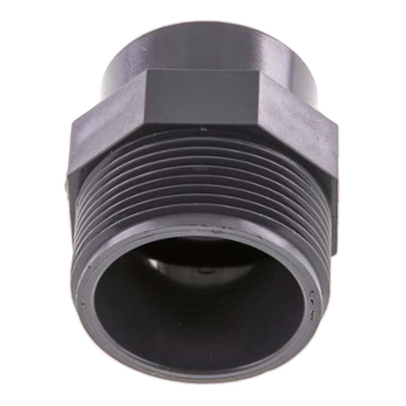4" x 3" PVC Fitting Gewinde Muffennippel Außen x Innengewinde reduziert - PN 10 bar