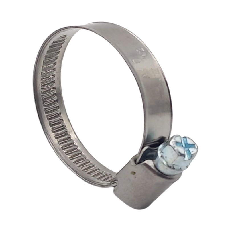 16 - 27 mm Schlauchschelle W4 Edelstahl V2A AISI 304 Rohr Gewinde Schelle - Band: 9 mm