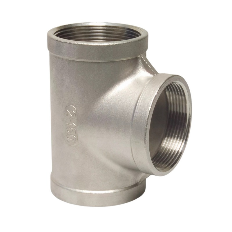 1/4" Edelstahl Fitting V4A AISI 316 Nr. 130 - T-Stück 90° Innengewinde IG - PN 16 bar