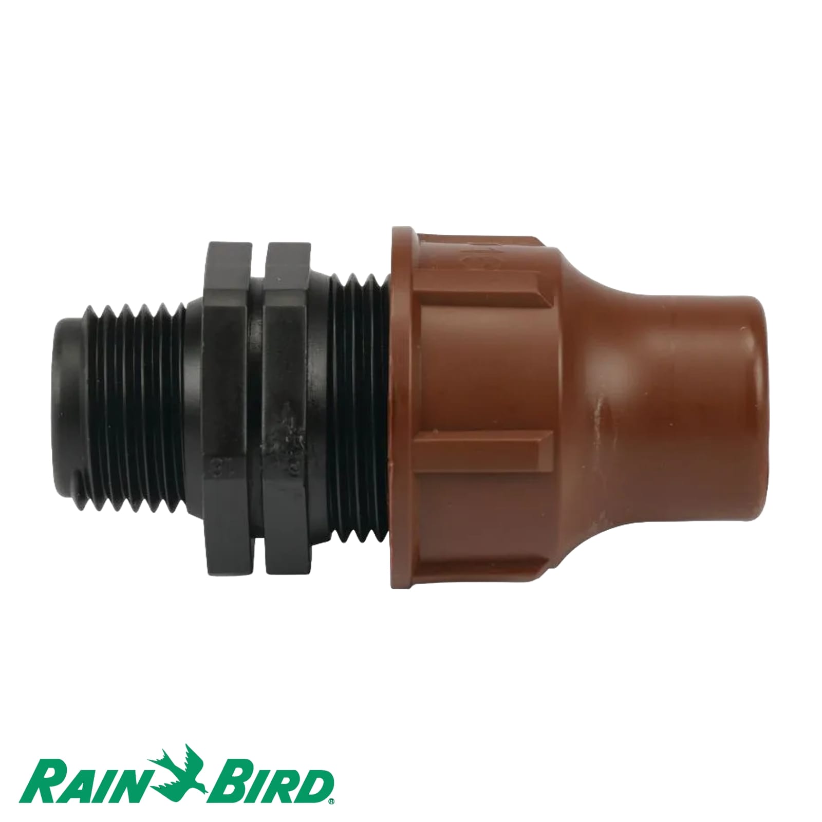 16 mm x 3/4" Rain Bird PP Kupplung Lock Quick x Außengewinde Tropf Fitting braun Typ BF-82-75