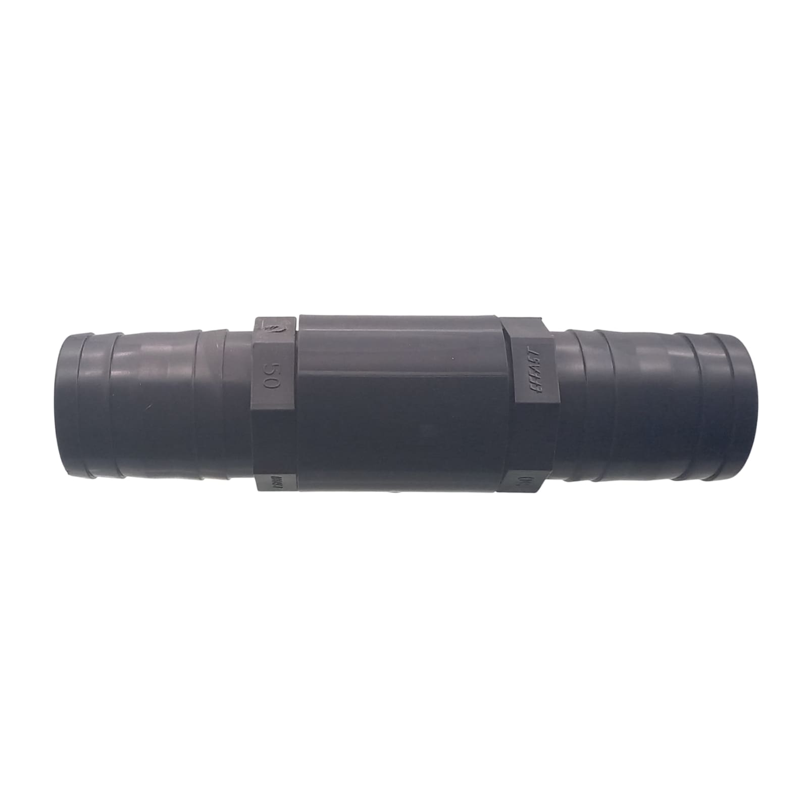 50 mm PVC PROFI Gerade Schlauch Verbinder Stutzen Tülle Pool Teich Garten - PN 10 bar - Montage-Set