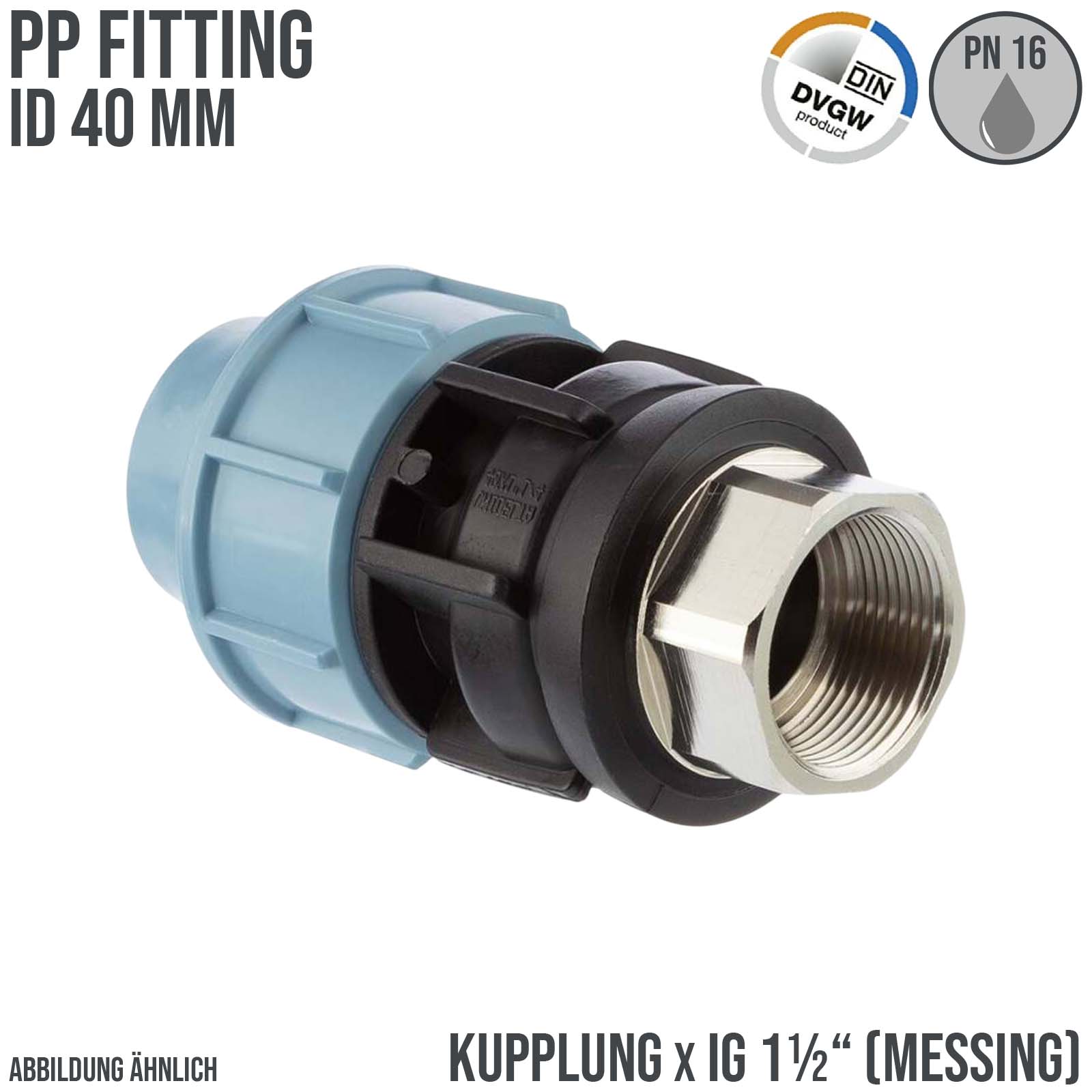 Unidelta PP / PE Klemm Fittings in verschiedenen Ausführungen und Durchmessern für PE Rohre und Flexschlauch finden Sie in unserem Shop.