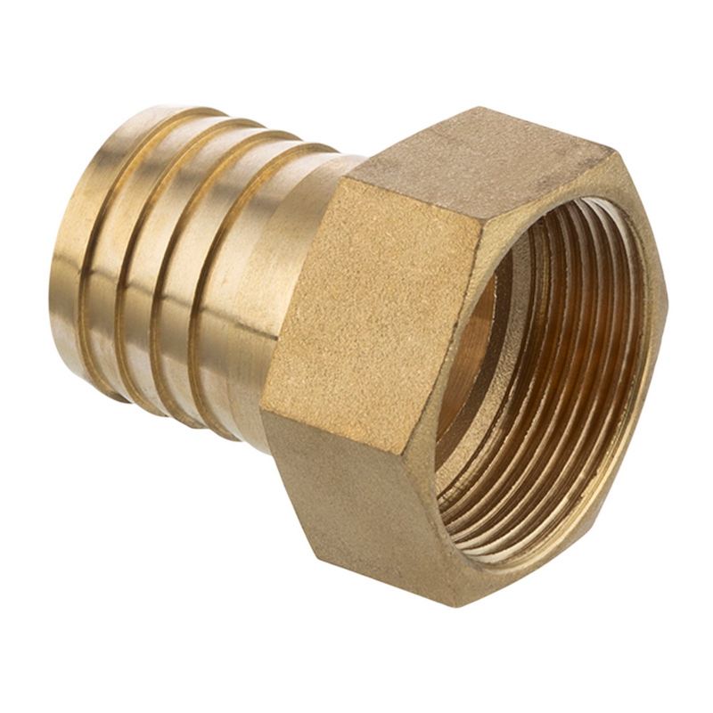 1 1/2" x 38 mm Schlauch Tülle Stutzen Innengewinde IG Nippel Messing Fitting - PN 16 bar