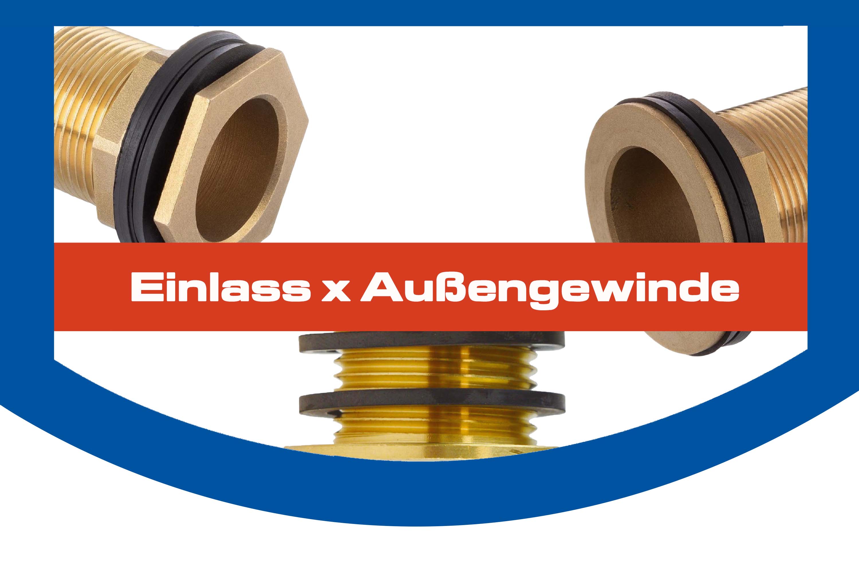 Einlass x Außengewinde