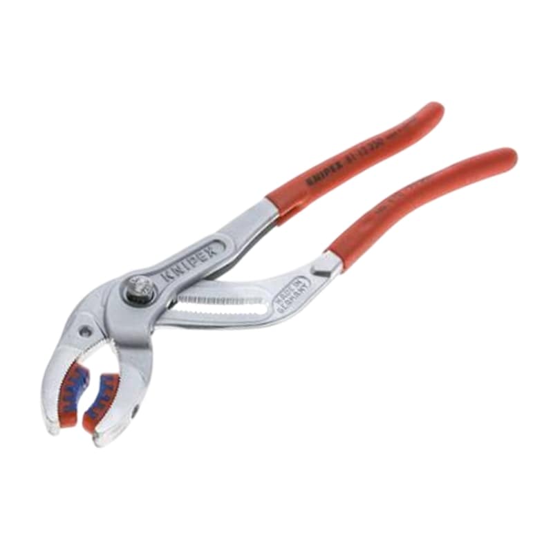 250 mm Siphon Zange verchromt Tauchkunststoffgriffe Knipex