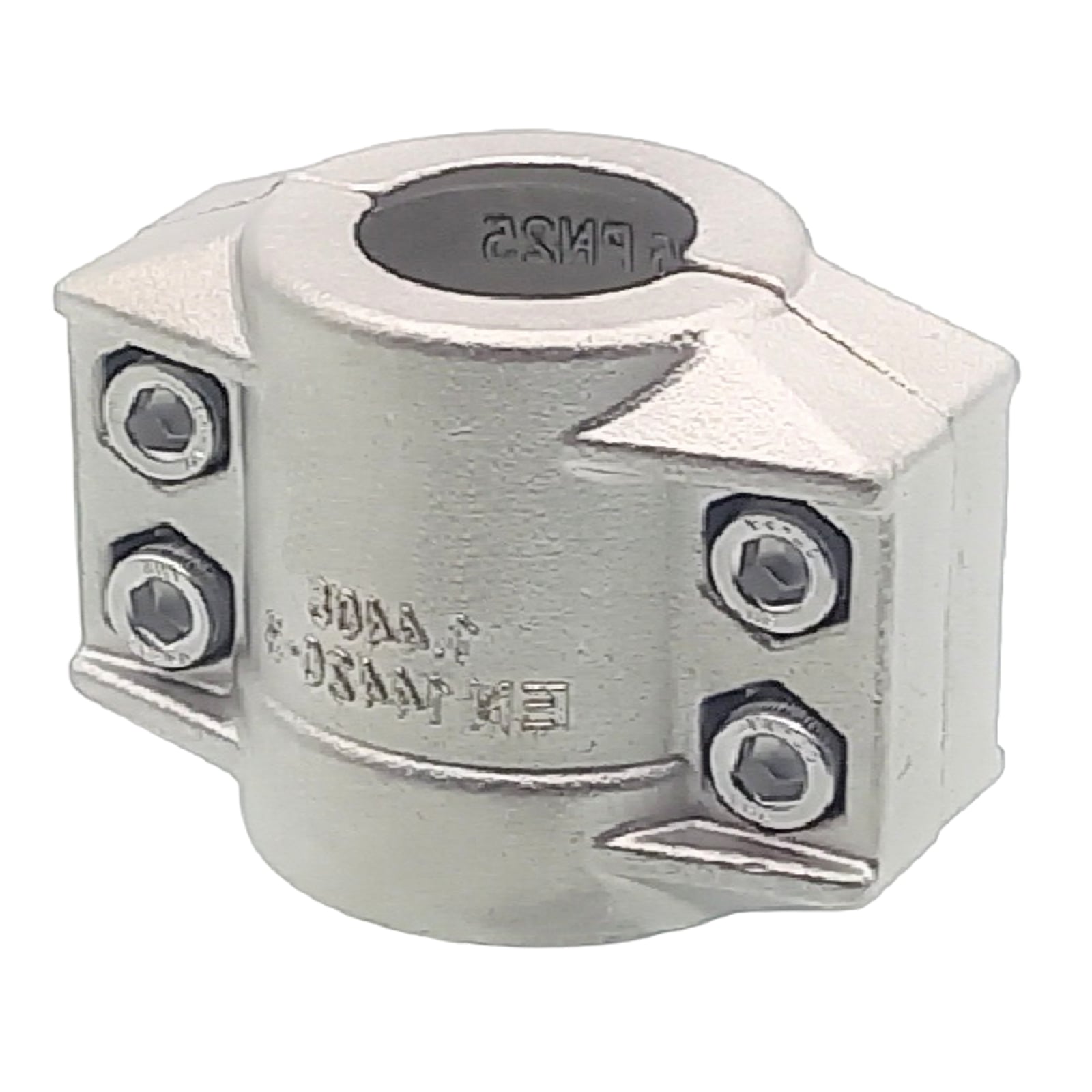 DN 100 Klemmschale Edelstahl AISI 316 Spannbereich 118 - 122 mm für Schlauch ID x AD 100 x 120 mm - PN 25 bar
