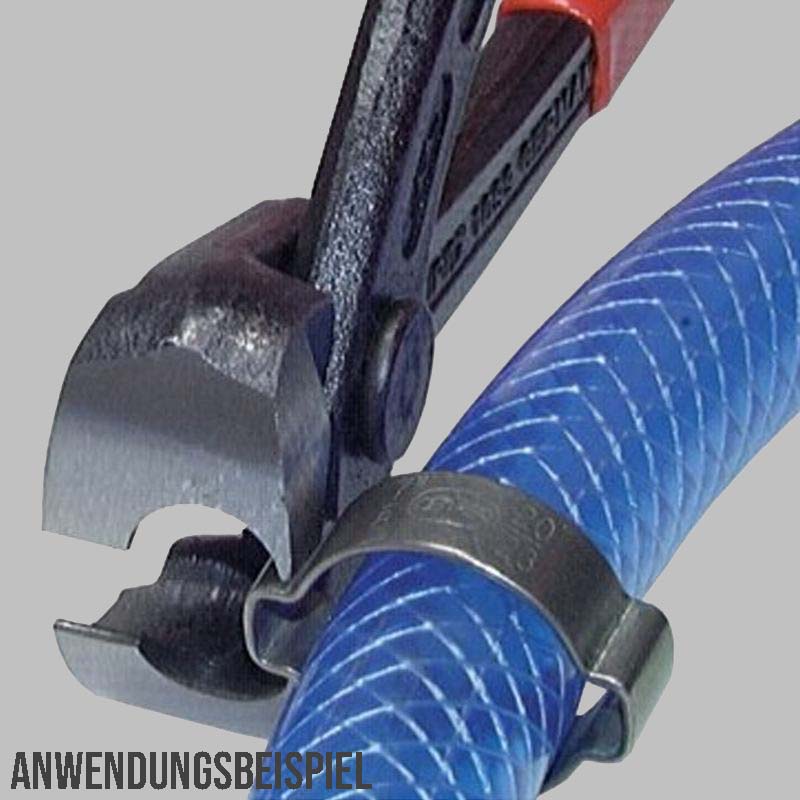40,6 - 46 mm 2-Ohr Doppel Schlauch Schelle Edelstahl 1.4307 W4 - Bandbr. 10,0 mm