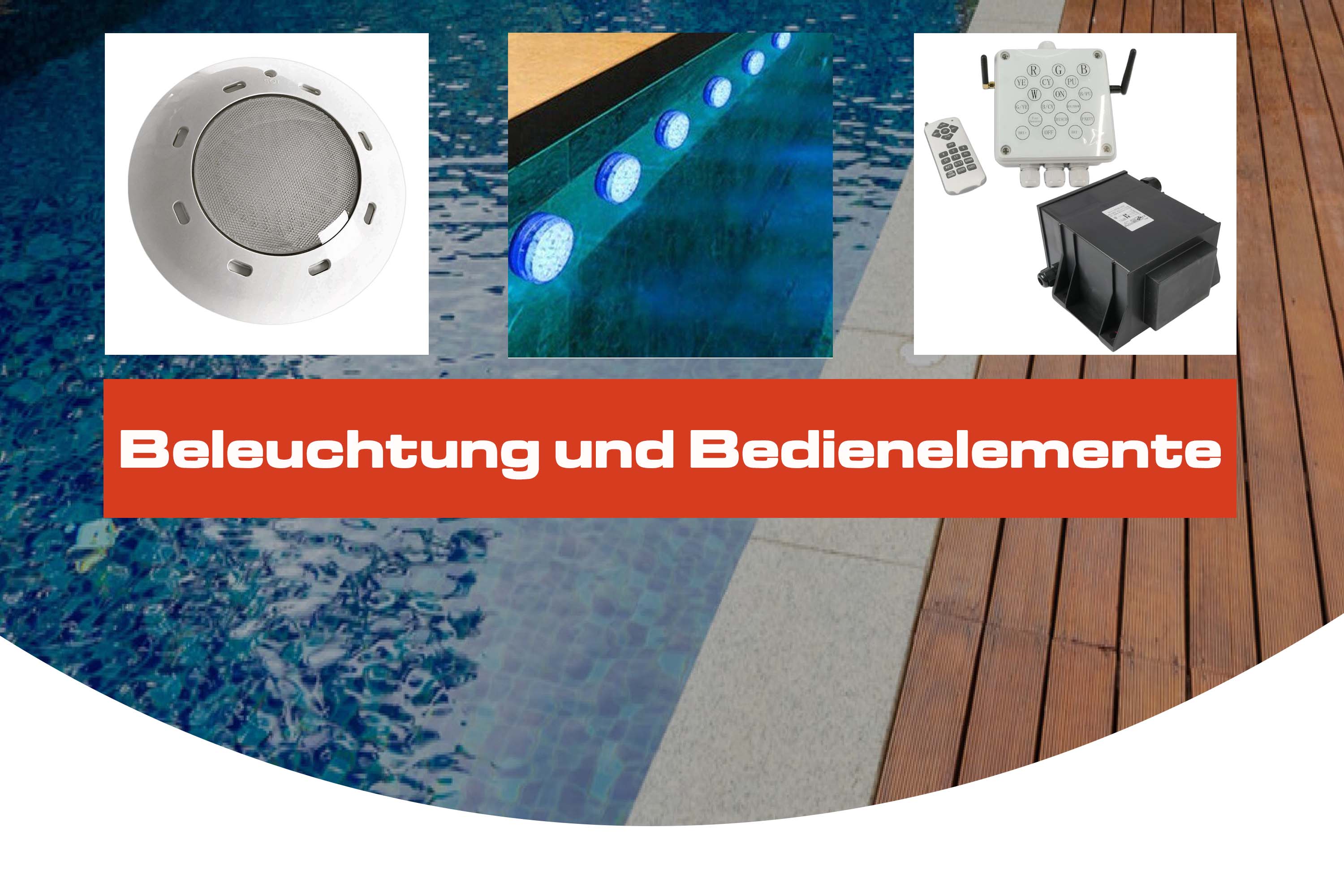 Beleuchtung und Bedienelemente